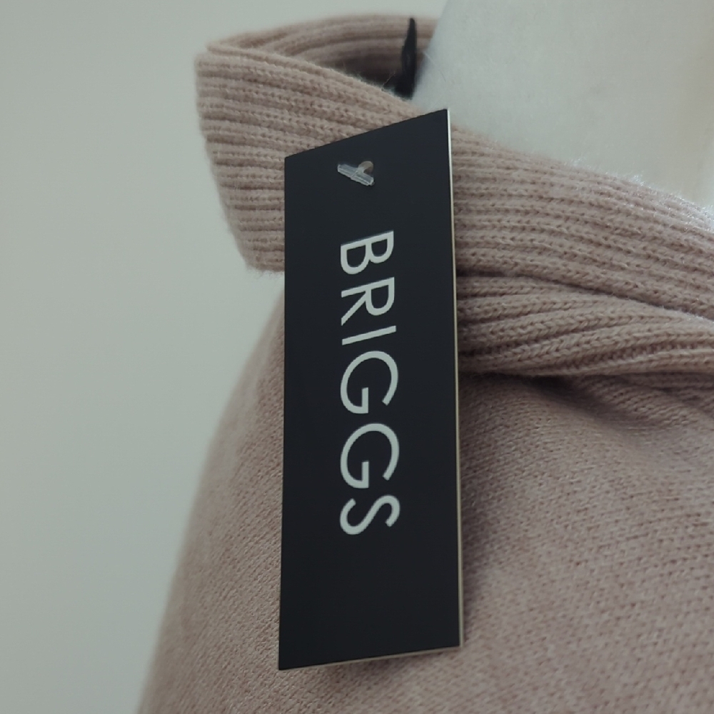 Briggs Dusty Rose Open-Front Knit Cardigan with Tank Size 1X - Picture 2 of 12